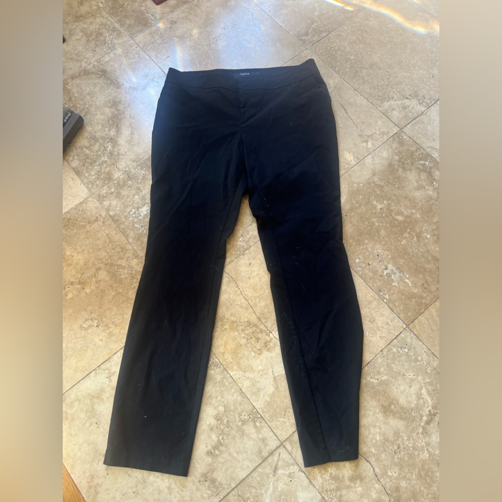Torrid ladies, black pants size 18 tall excellent condition straight leg